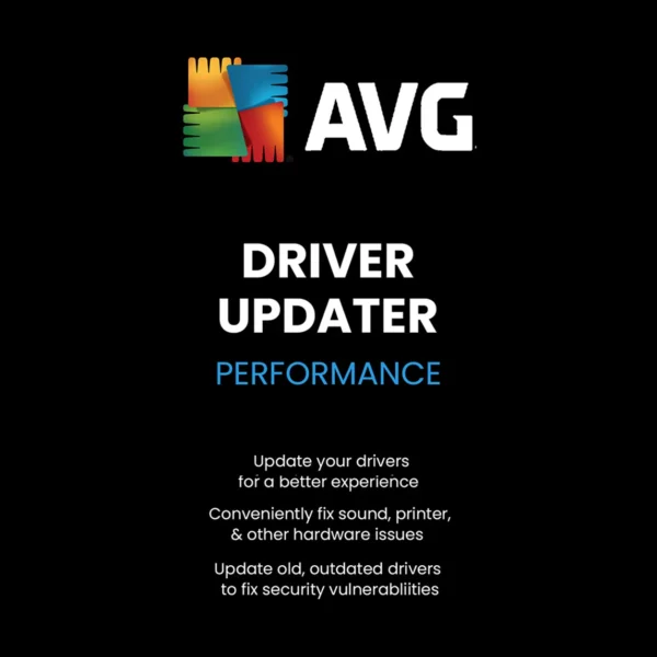 AVG Driver Updater 3 Year | 1 PC (Windows)